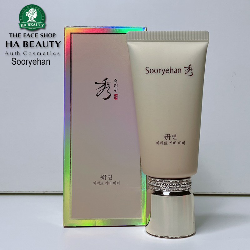 Kem BB đa năng Che khuyết điểm Chống nắng Dưỡng da cao cấp Sooryehan Perfect Cover BB SPF50+/PA+++ 50ml