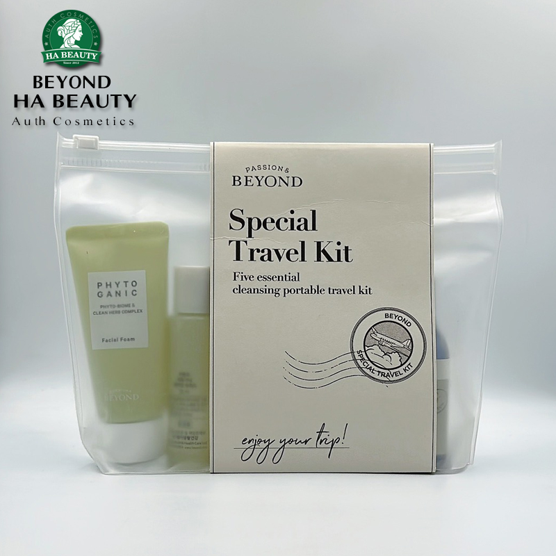 Bộ Kit mini 5 món Làm sạch da và tóc BEYOND Special Travel Kit Five essential cleansing portable