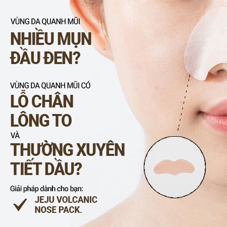 Mặt nạ lột mụn đầu đen innisfree Volcanic Nose Packs (SET 6 miếng)