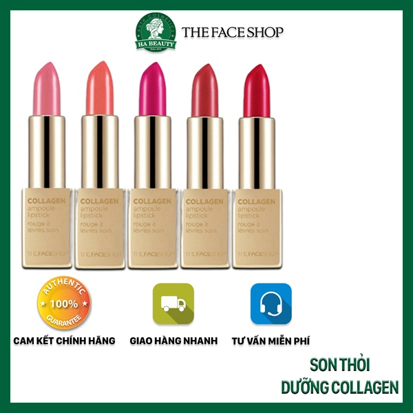 Son Thỏi Dưỡng Môi Collagen Ampoule Lipstick TFS – Cây