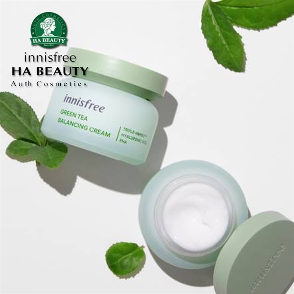 Kem dưỡng innisfree Green Tea Balancing Cream 50mL NEW 2022