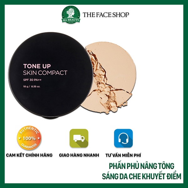 Phấn Phủ Nâng Tông Tone Up Skin Compact TFS