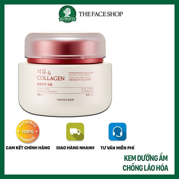 Kem dưỡng Pomegranate & Collagen Volume Lifting Cream 100ml TFS