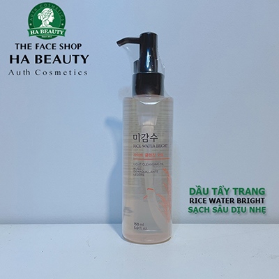 Dầu tẩy trang Rice Water Bright LIGHT Cleansing Oil 150ml 2020 TFS