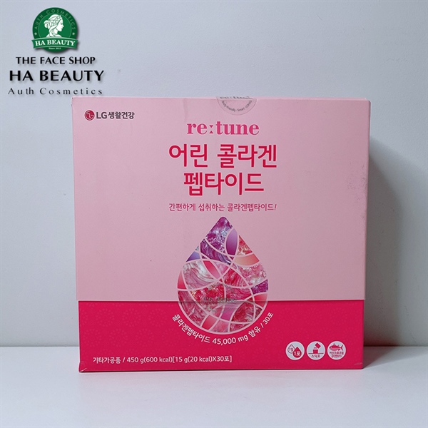 Collagen dạng thạch ăn Retune Young Collagen Peptide LG Naturecollection TFS – Gói