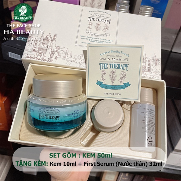 Bộ kem dưỡng Therapy Moisture Blending Formula Cream Special Set TFS