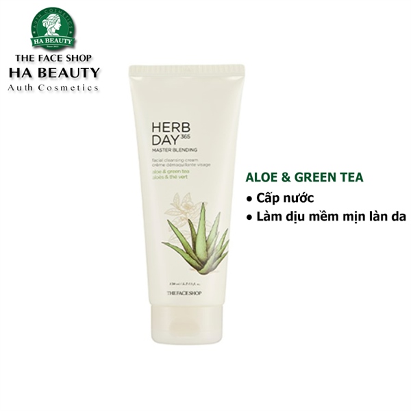 Kem tẩy trang Herb Day 365 Master Blending Cleansing Cream TFS