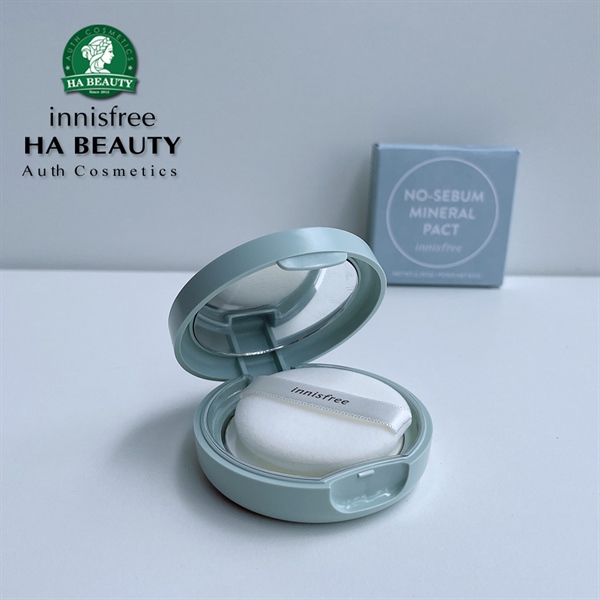 Phấn phủ nén Kiềm dầu innisfree No Sebum Mineral Pact 8.5g