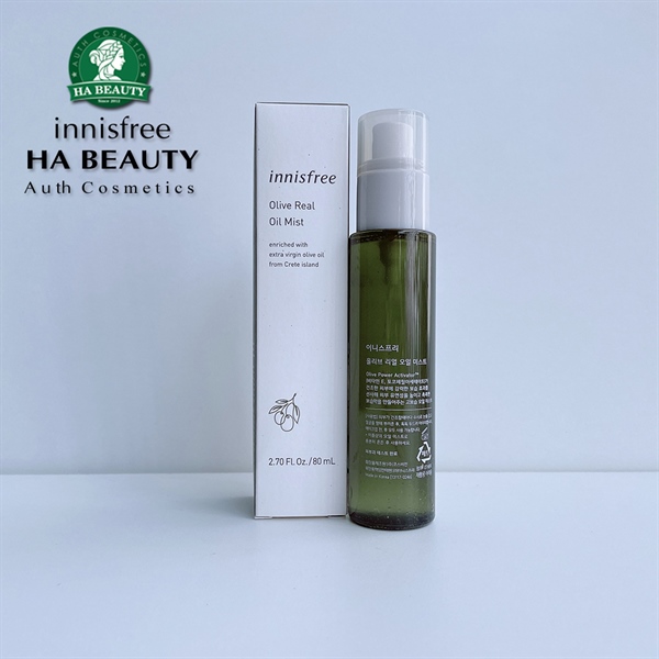 Xịt khoáng innisfree Olive Real Oil Mist EX 80mL