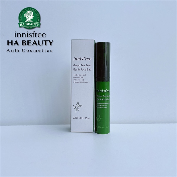 Lăn dưỡng mắt innisfree Green Tea Seed Eye and Face Ball 10mL