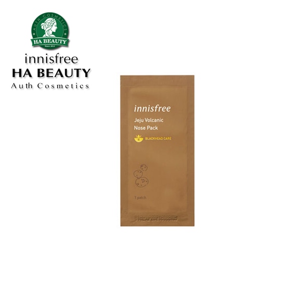 Mặt nạ lột mụn đầu đen innisfree Volcanic Nose Packs (1 miếng)