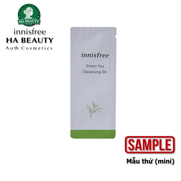 (SAMPLE) Dầu tẩy trang innisfree Green Tea Cleansing Oil