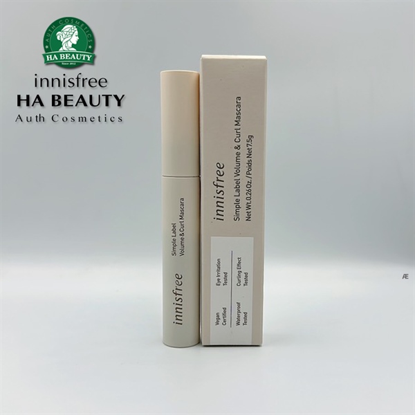 innisfree Simple Label Mascara [Volume & Curl] 7.5g