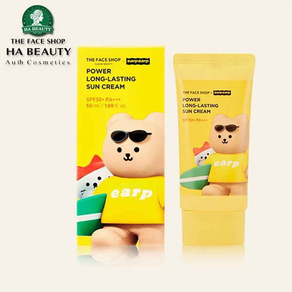 Kem Chống Nắng Power Long Lasting Sun Cream SPF50+ PA+++ 50ml (earpearp) TFS