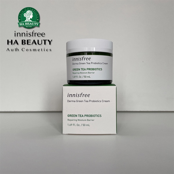 Kem dưỡng innisfree Derma Green Tea Probiotics Cream 50mL