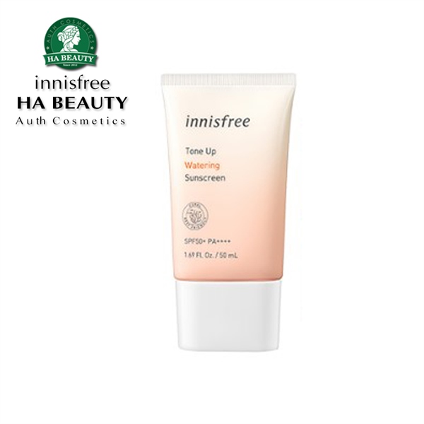 Kem chống nắng innisfree Tone Up Watering Sunscreen SPF50+PA++++ 50ml