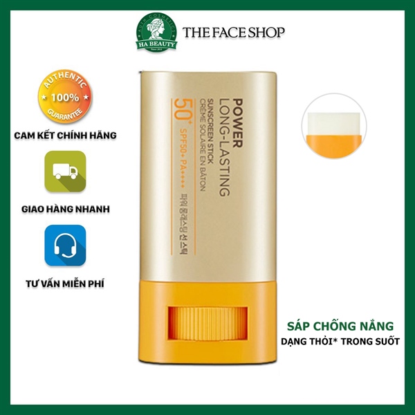 Sáp chống nắng Power Long Lasting Sunscreen Stick SPF50+PA++++ 18g TFS – Link