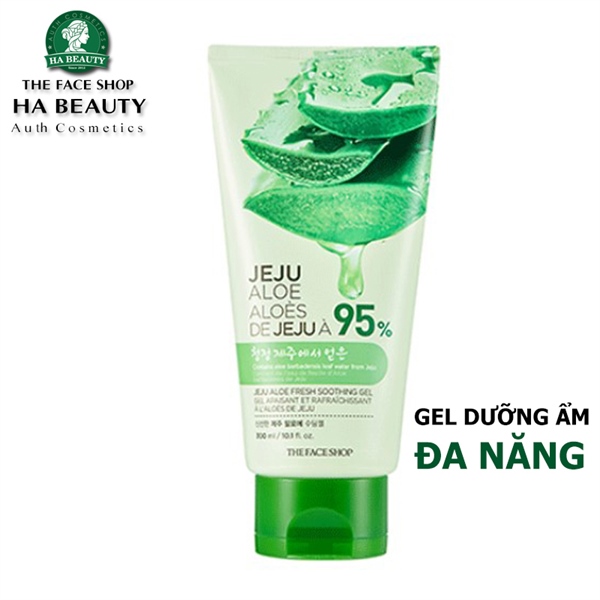 Típ dưỡng đa năng Jeju Aloe Fresh Smoothing Gel 300ml TFS 2022