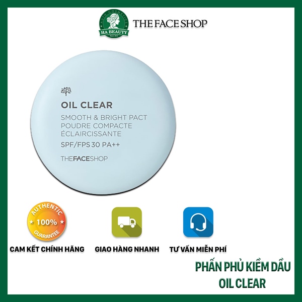 Phấn Phủ Kiềm Dầu Oil Clear Smooth & Bright Pact TFS