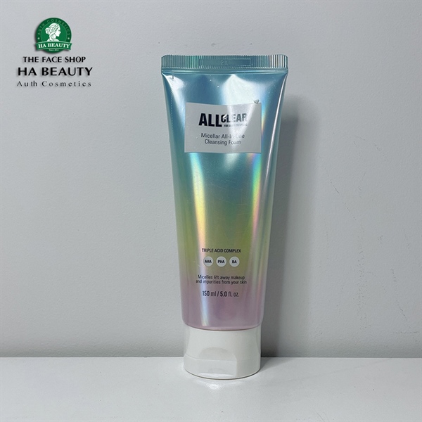 Sữa rửa mặt All clear micellar cleansing foam 150ml TFS