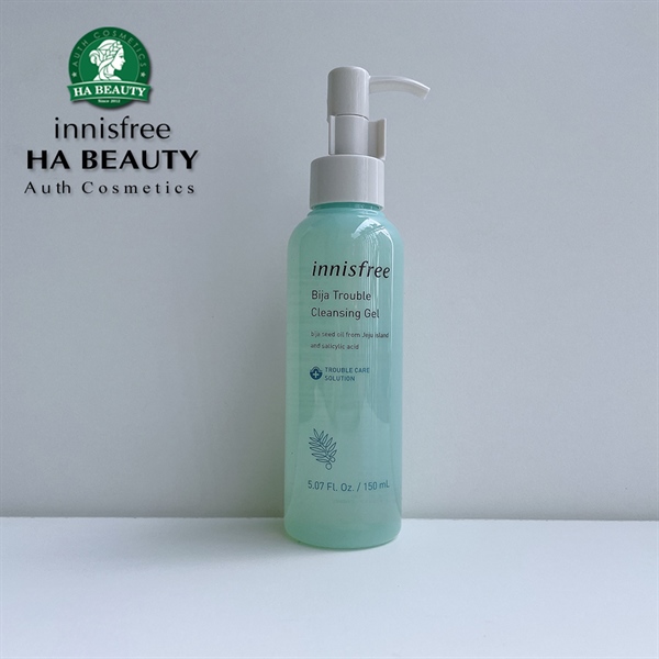 Tẩy trang innisfree Bija Trouble Cleansing Gel 150mL