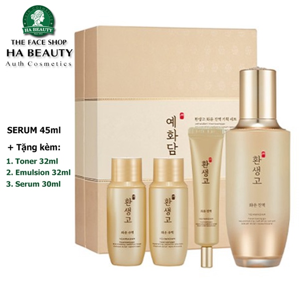 Bộ tinh chất dưỡng YEHWADAM HWANSAENGGO RR SERUM Special Set 4pc TFS