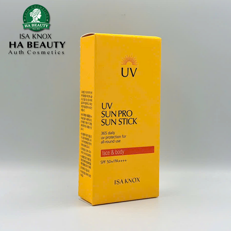 Chống nắng dạng thỏi dùng cho Mặt và Body ISA KNOX UV Sun Pro Sun Stick Face & Body SPF50+/PA++++ 30g Hàn Quốc