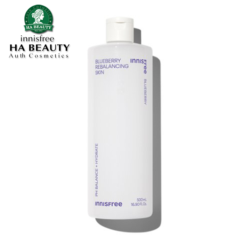 Nước hoa hồng innisfree BLUEBERRY REBALANCING SKIN 500mL