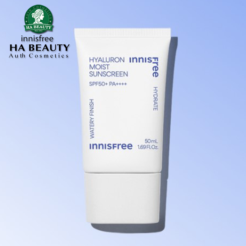 Kem chống nắng dưỡng ẩm innisfree Hyaluron Moist Sunscreen SPF50+ PA++++ 50mL