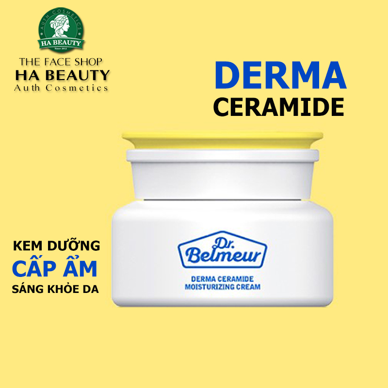 Kem dưỡng cấp ẩm Sáng mịn da THE FACE SHOP Dr Belmeur DERMA CERAMIDE MOISTURIZING CREAM 50ml