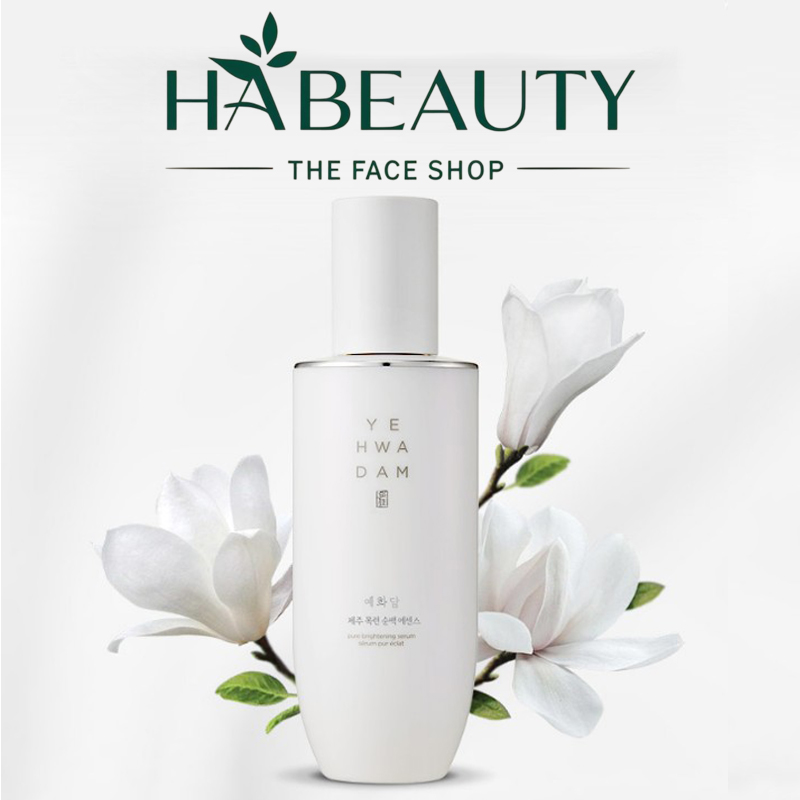 Serum dưỡng ẩm sáng trắng da phục hồi da The Face Shop Yehwadam Jeju Magnolia Pure Brightening Serum 45ml