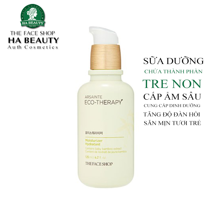Sữa dưỡng ẩm Săn chắc da chống lão hóa sáng khỏe mềm mịn da THE FACE SHOP ARSAINTE ECO-THERAPY Moisturizer Hydratant 125ml