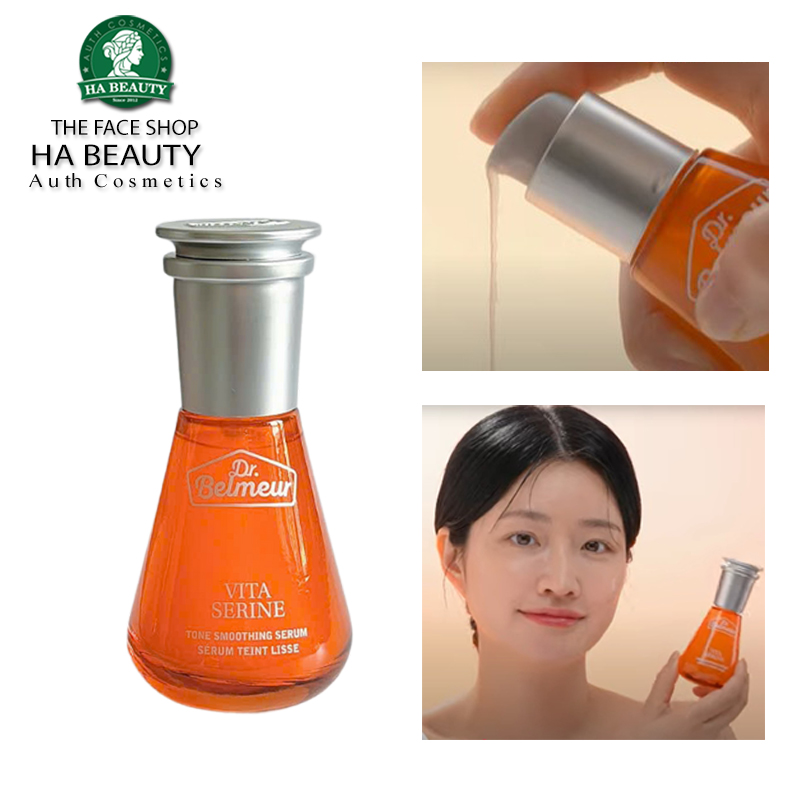 Serum dưỡng trắng da chống lão hóa dưỡng ẩm vitamin C THE FACE SHOP Dr Belmeur Vita Serine Tone Smoothing Serum 45ml