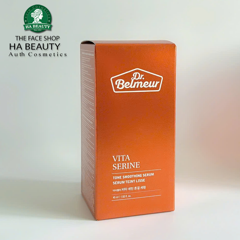 Serum dưỡng trắng da chống lão hóa dưỡng ẩm vitamin C THE FACE SHOP Dr Belmeur Vita Serine Tone Smoothing Serum 45ml
