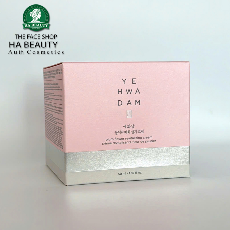 Kem dưỡng ẩm phục hồi sinh khí da chống lão hóa săn chắc da The Face Shop Yehwadam Plum Flower Revitalizing Cream 50ml