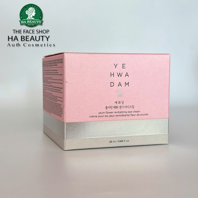Kem dưỡng vùng mắt phục hồi sinh khí da chống lão hóa The Face Shop Yehwadam Plum Flower Revitalizing Eye Cream 25ml