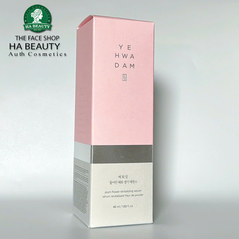 Serum dưỡng ẩm phục hồi sinh khí da chống lão hóa săn chắc da The Face Shop Yehwadam Plum Flower Revitalizing Serum 45ml