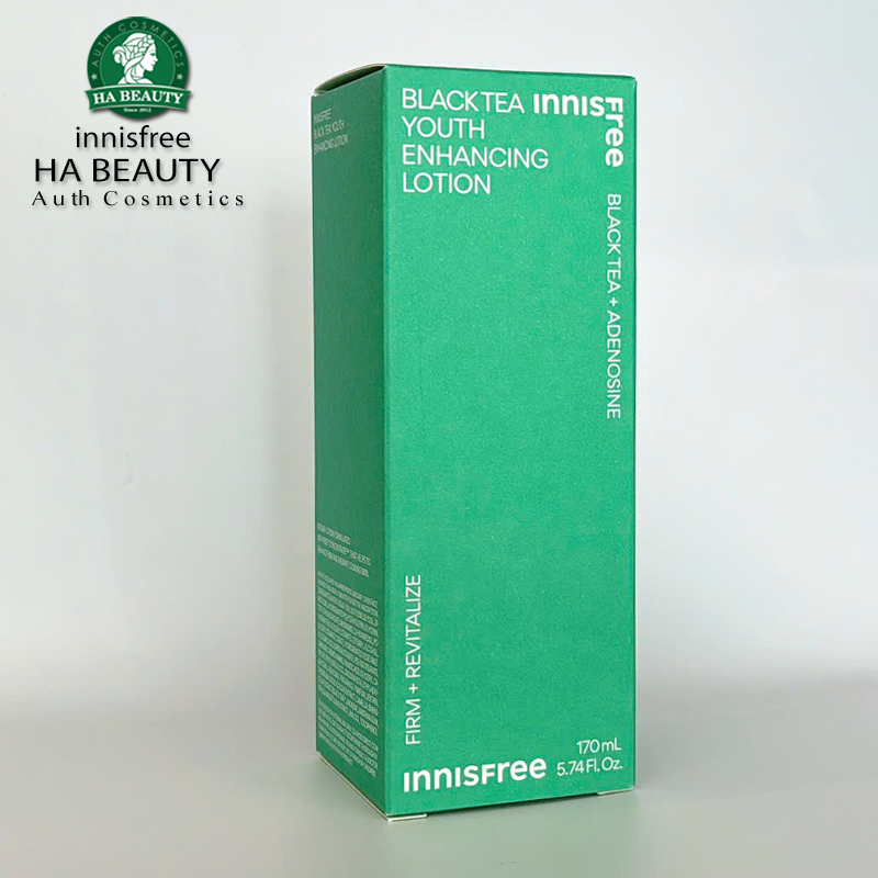 Sữa dưỡng ẩm chống lão hóa Sáng da trà đen innisfree Black Tea Youth Enhancing Lotion 170 ml