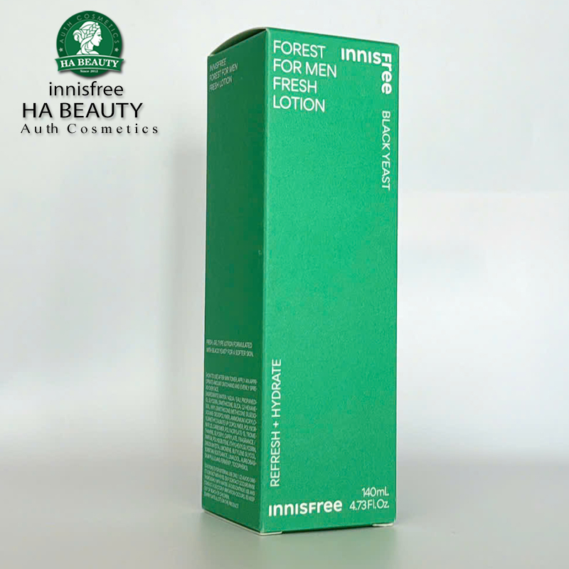FOR MEN_Sữa Dưỡng Da Cho Nam innisfree Forest For Men Fresh Lotion 180ml Kiểm Soát Dầu, Dưỡng Ẩm Nhẹ, Da Mịn Màng