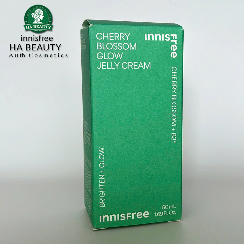 Kem dưỡng ẩm sáng căng mọng da hoa anh đào dạng gel innisfree Jeju Cherry Blossom Glow Jelly Cream 50ml