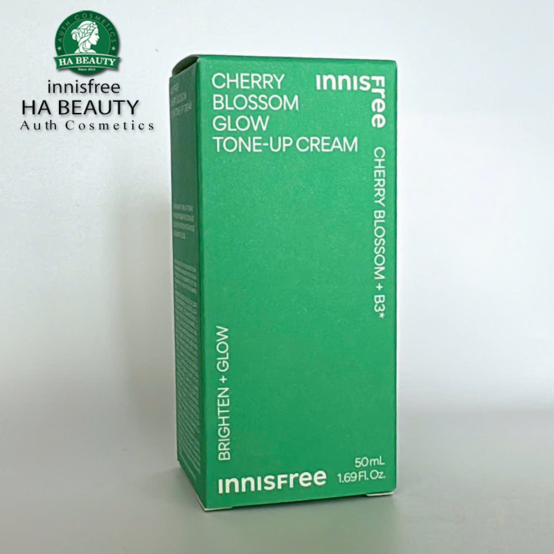 Kem dưỡng ẩm nâng tông sáng da chống nắng innisfree Jeju Cherry Blossom Glow Tone up Cream SPF30 PA++ 50ml