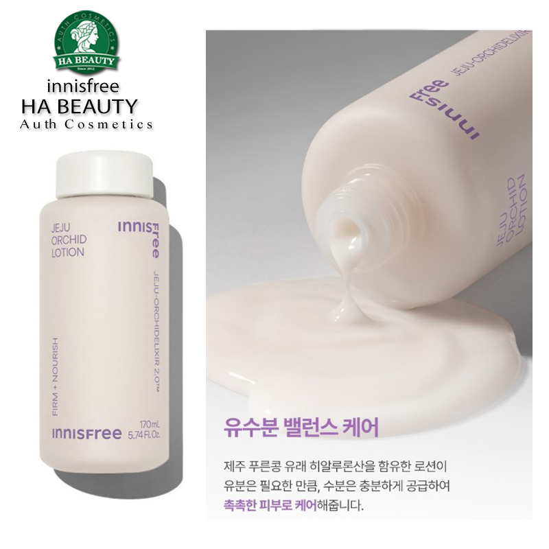 Sữa dưỡng ẩm chống lão hóa hoa lan tím innisfree Jeju Orchid Lotion 170ml săn chắc đàn hồi da