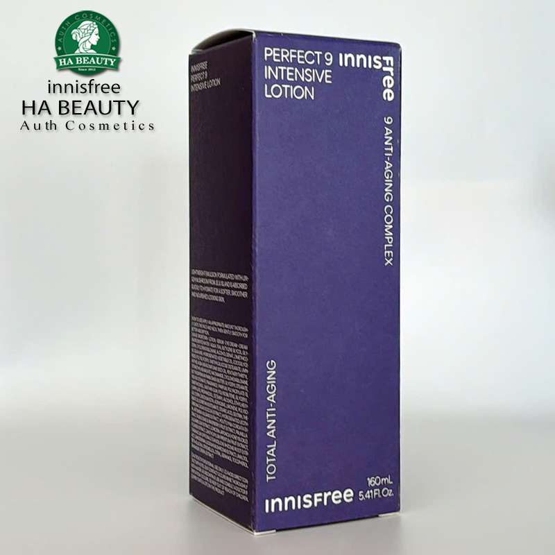 Sữa dưỡng chống lão hóa chuyên sâu 9 loại thảo mộc innisfree Perfect 9 Intensive Lotion 160 ml