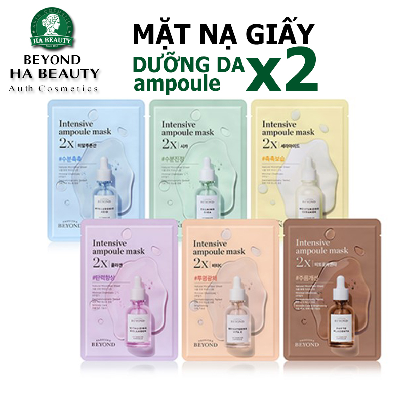 Mặt nạ giấy chứa tinh chất dưỡng da x2 BEYOND Intensive ampoule mask 2X Hàn Quốc