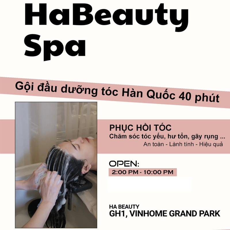 Gội đầu dưỡng tóc Hàn Quốc